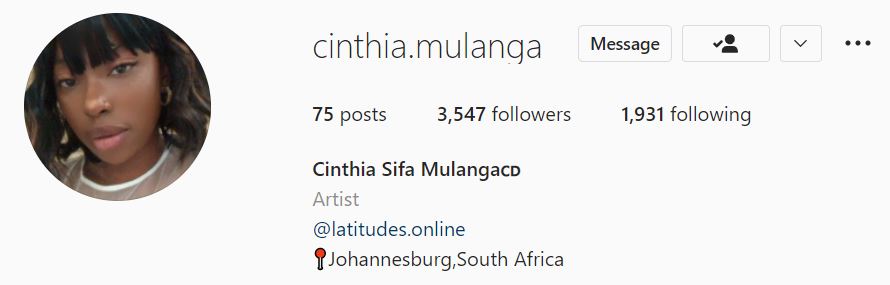 Cinthia Sifa Mulanga x Gucci