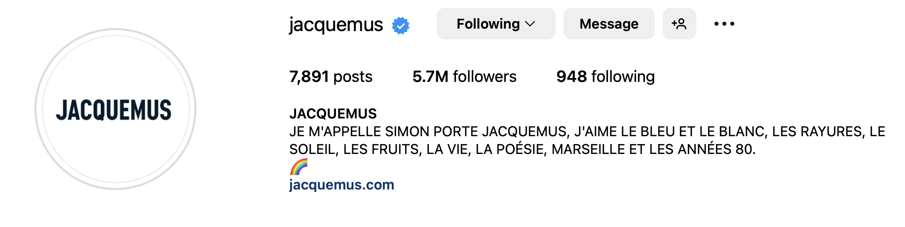 Jacquemus: popular King, King of the People