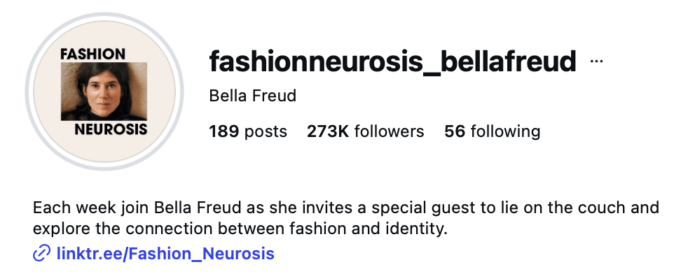 Bella Freud’s “Fashion Neurosis”: If I were a&nbsp;Guest